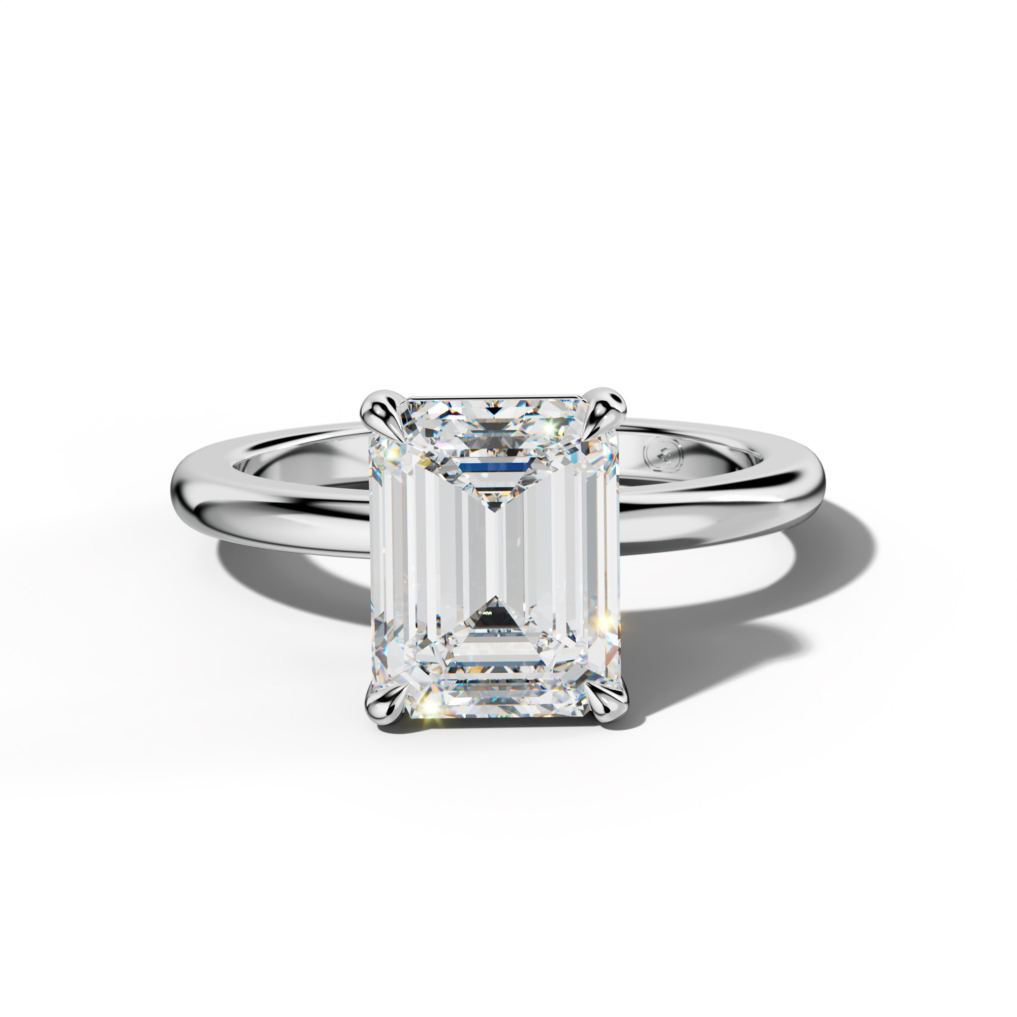 Alice Emerald Cut Engagement Ring